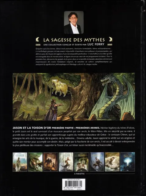Verso de l'album Jason et la Toison d'Or Tome 1 Premières armes