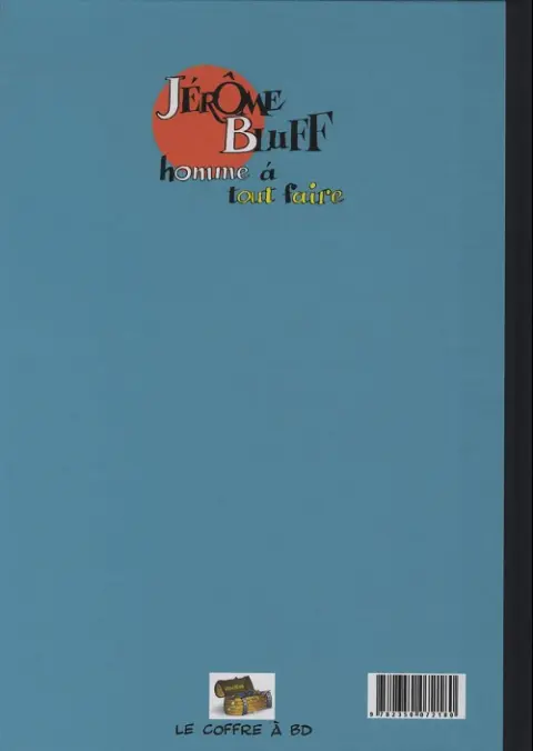 Verso de l'album Jérôme Bluff Homme à tout faire