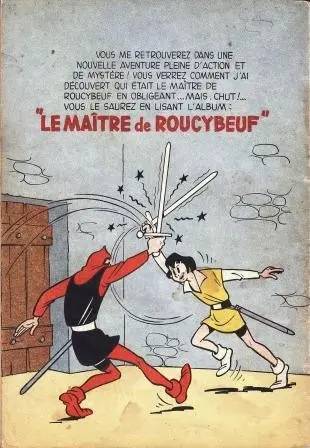 Verso de l'album Johan et Pirlouit Tome 1 Le châtiment de Basenhau