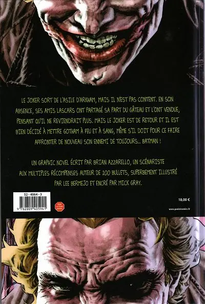 Verso de l'album Joker