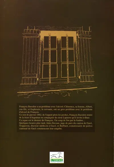 Verso de l'album L'Affaire Bassière
