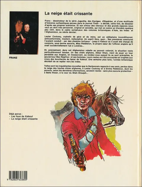 Verso de l'album Lester Cockney Tome 2 La neige était crissante