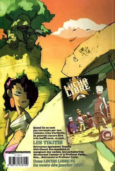 Verso de l'album Lucha Libre Tome 2 ¡ Se llama Tequila !