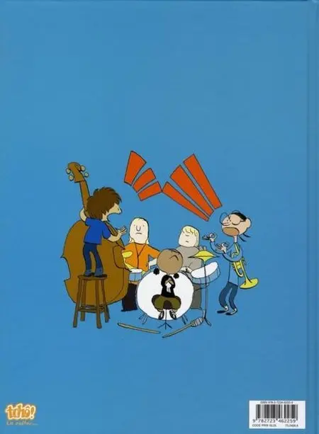 Verso de l'album Les Mélo maniaks Tome 1