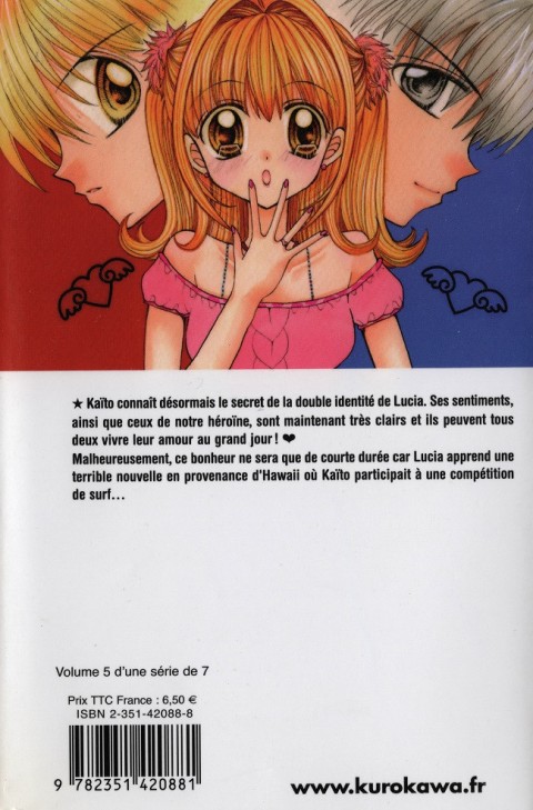 Verso de l'album Mermaid Melody - Pichi Pichi Pitch Tome 5