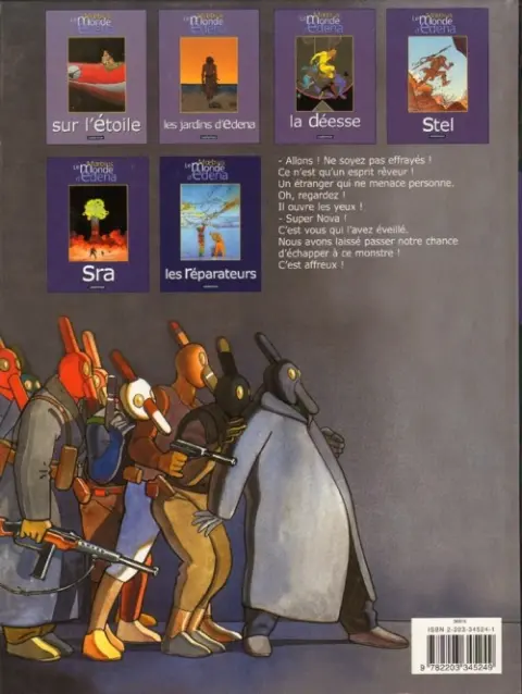 Verso de l'album Le Monde d'Edena Tome 5 Sra