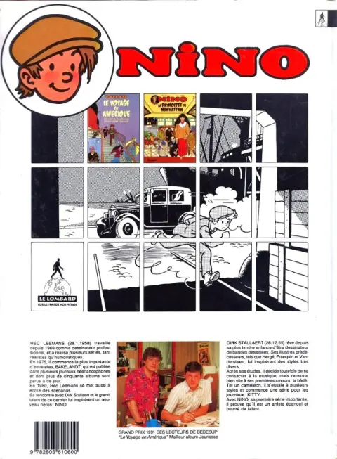 Verso de l'album Nino Tome 3 Le grand dragon