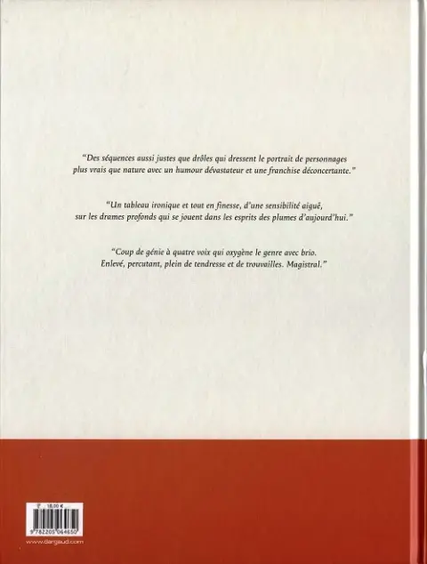 Verso de l'album Les Plumes Volume 1