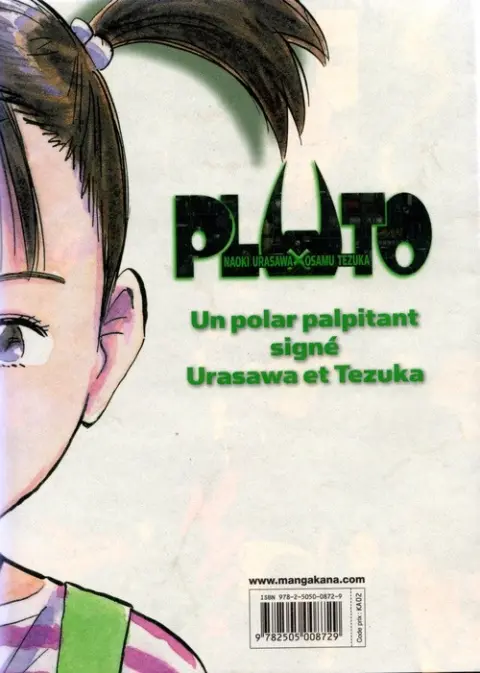 Verso de l'album Pluto 003