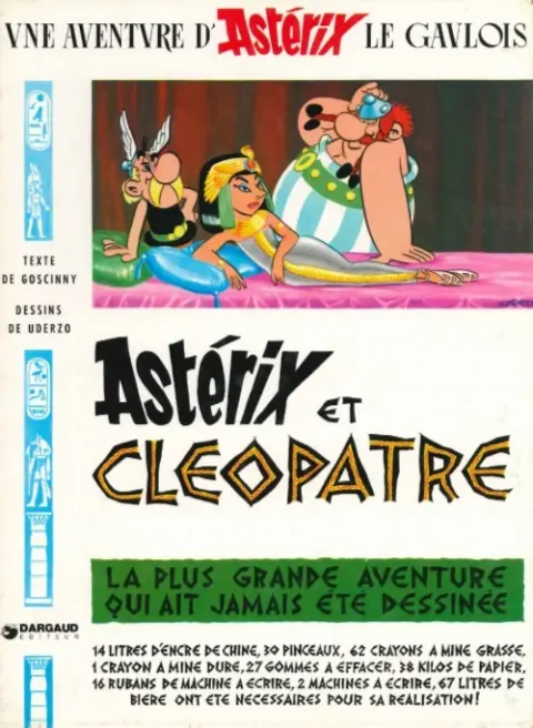 Couverture de l'album Astérix Tome 6 Astérix et Cléopâtre