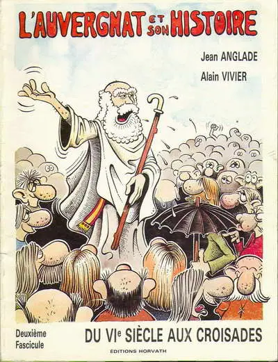 Couverture de l'album L'Auvergnat et son histoire Tome 2 Du VIe siecle aux croisades