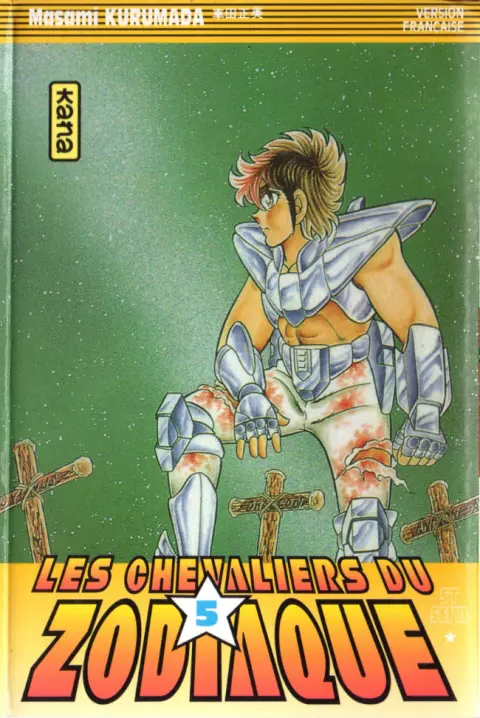 Couverture de l'album Saint Seiya - Les Chevaliers du Zodiaque 5 Le Chevalier d'argent à la beauté meurtrière !