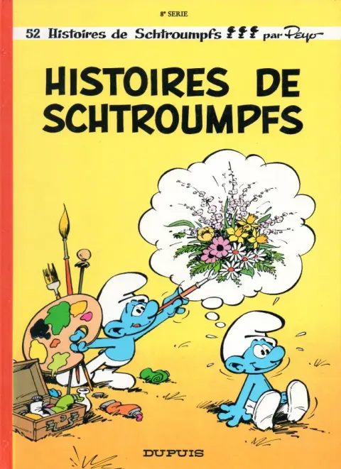 Couverture de l'album Les Schtroumpfs Tome 8 Histoires de Schtroumpfs