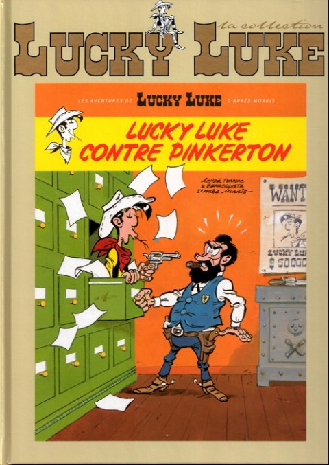 Couverture de l'album Lucky Luke La collection Tome 85 Lucky Luke contre Pinkerton