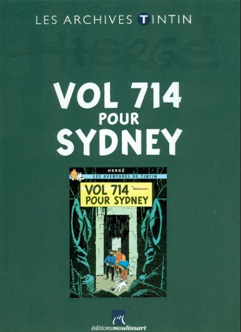 Les archives Tintin Tome 20 Vol 714 pour Sydney