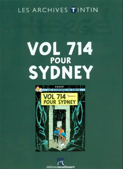 Les archives Tintin Tome 20 Vol 714 pour Sydney