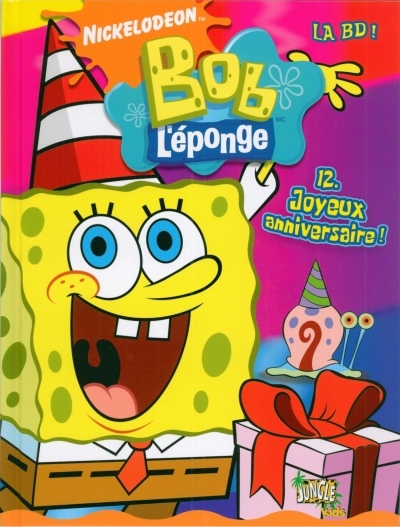 Couverture de l'album Bob l'éponge - La BD Jungle ! Tome 12 Joyeux anniversaire !