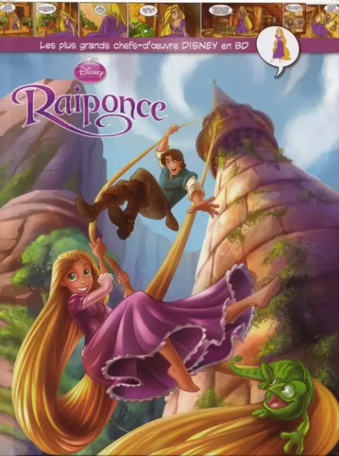 Les plus grands chefs-d'œuvre Disney en BD Tome 42 Raiponce