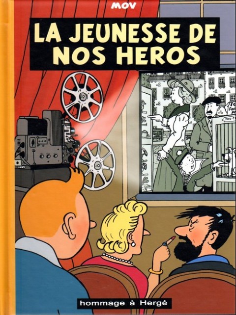 Couverture de l'album Tintin La jeunesse de nos héros