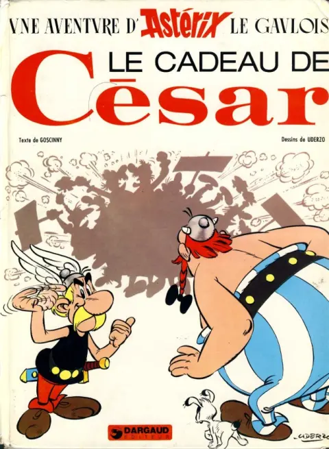 Couverture de l'album Astérix Tome 21 Le Cadeau de César