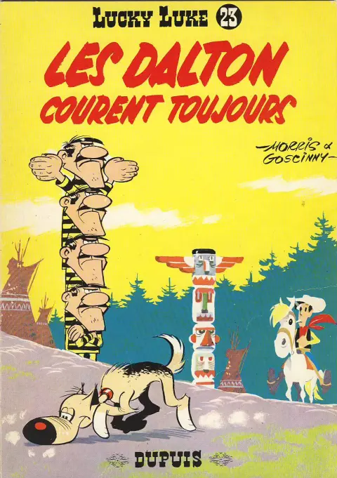 Couverture de l'album Lucky Luke Tome 23 Les Dalton courent toujours