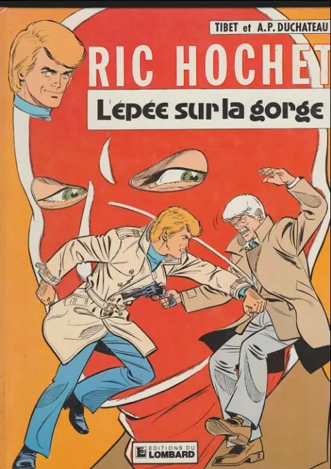 Couverture de l'album Ric Hochet Tome 27 L'épée sur la gorge
