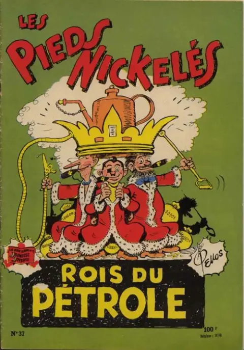 Couverture de l'album Les Pieds Nickelés Tome 37 Les Pieds Nickelés rois du pétrole