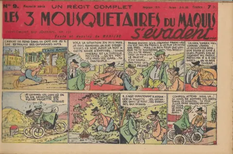 Les 3 Mousquetaires du Maquis Tome 9 Les 3 mousquetaires du maquis s'évadent