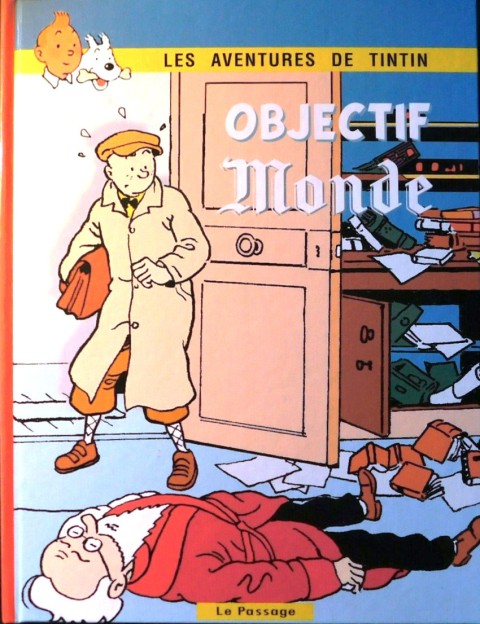 Couverture de l'album Tintin Objectif Monde