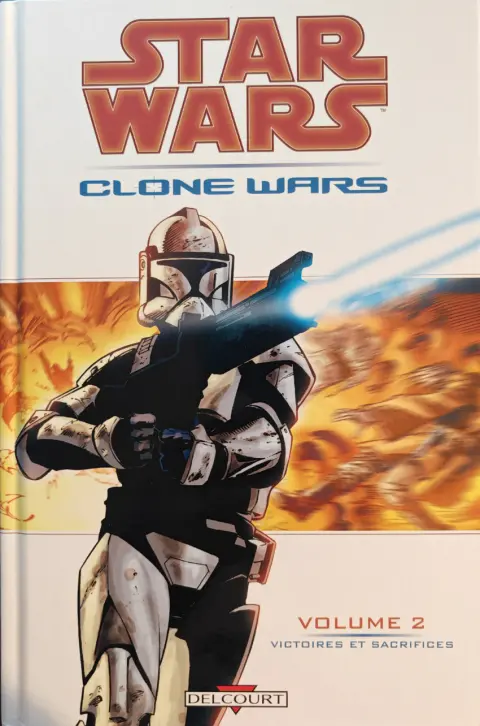 Couverture de l'album Star Wars - Clone Wars Tome 2 Victoires et sacrifices