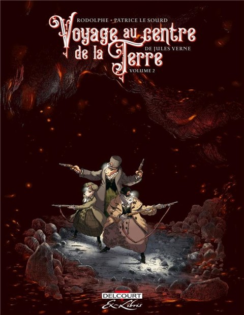 Couverture de l'album Voyage au centre de la Terre, de Jules Verne Volume 2