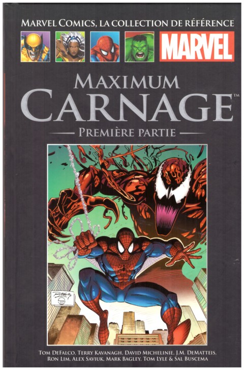 Marvel Comics - La collection de référence Tome 255 Maximum carnage - Première partie