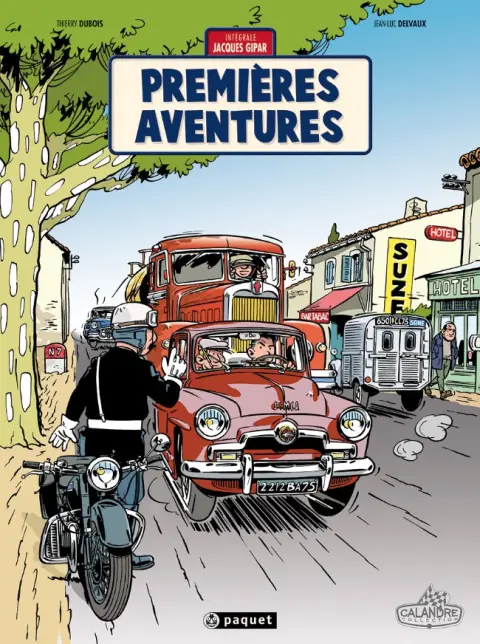 Couverture de l'album Une aventure de Jacques Gipar Intégrale Premières aventures