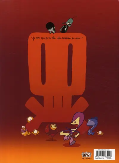 Verso de l'album Ange le terrrible Tome 1 Le monstre de l'espace