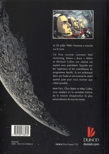 Verso de l'album Apollo Des hommes sur la Lune