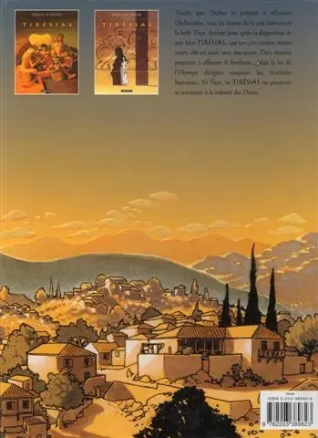Verso de l'album Tirésias Tome 2 La révélation