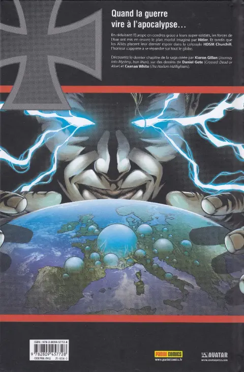 Verso de l'album Über Tome 5 Le grand brasier