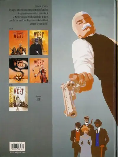 Verso de l'album W.E.S.T Tome 5 Megan
