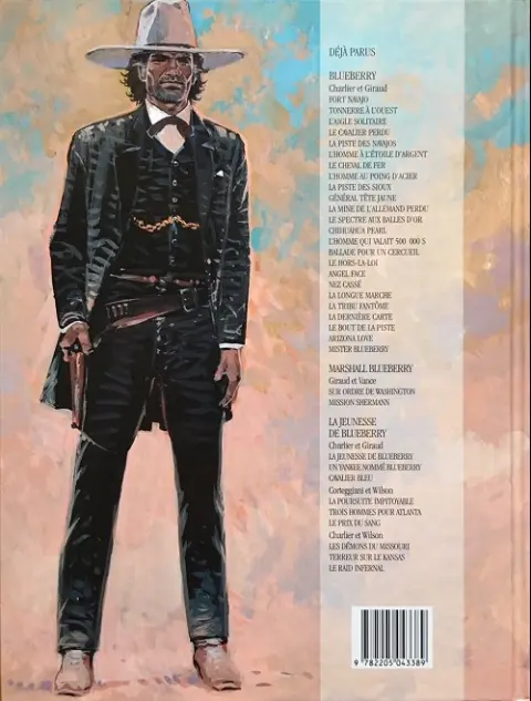 Verso de l'album Blueberry Tome 10 Général Tête Jaune