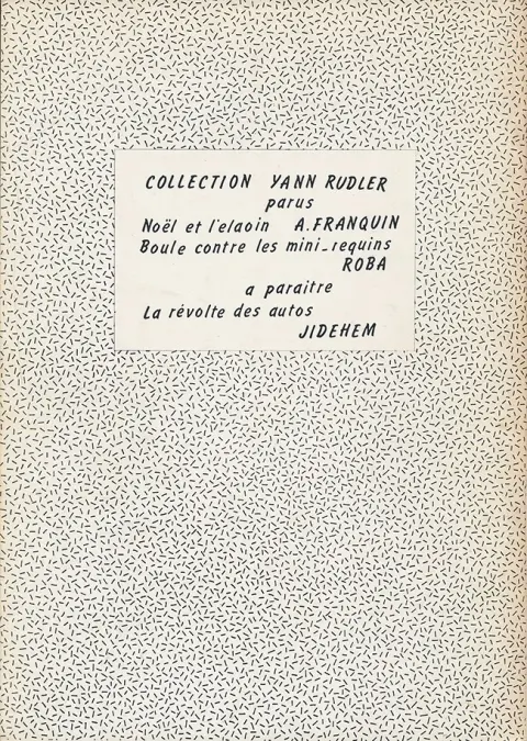 Verso de l'album Boule & Bill Tome 0 Boule contre les mini-requins