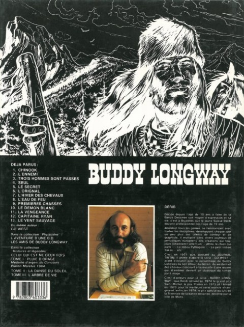 Verso de l'album Buddy Longway Tome 5 Le secret