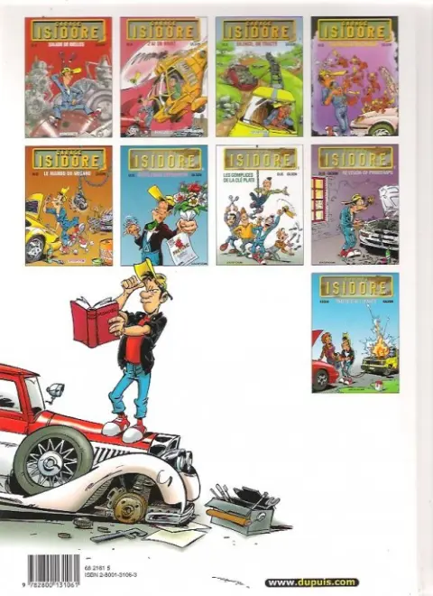 Verso de l'album Garage Isidore Tome 8 Révision de printemps