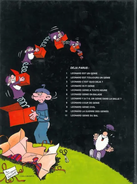 Verso de l'album Léonard Tome 9 Génie civil