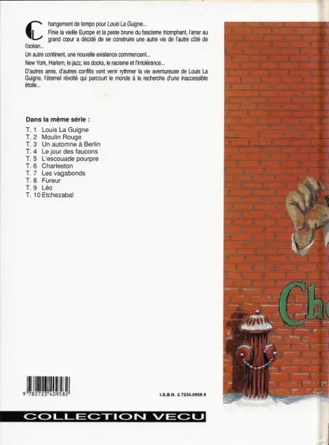 Verso de l'album Louis la Guigne Tome 6 Charleston