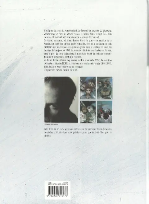 Verso de l'album Monstre L'Intégrale
