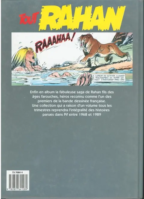 Verso de l'album Tout Rahan Tome 4