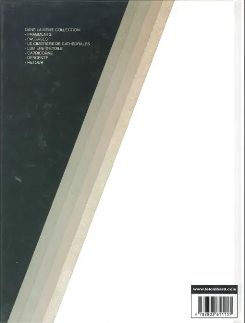 Verso de l'album Rork Tome 4 Lumière d'étoile