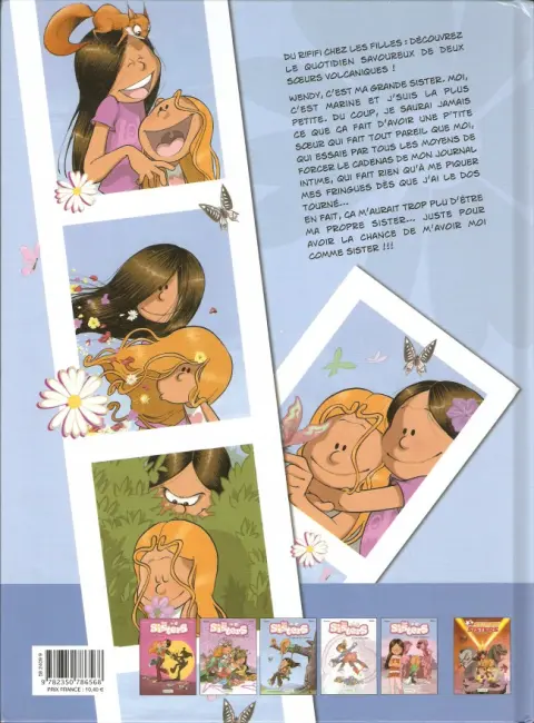 Verso de l'album Les Sisters Tome 3 C'est elle qu'a commencé