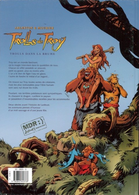 Verso de l'album Trolls de Troy Tome 6 Trolls dans la brume