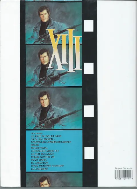 Verso de l'album XIII Tome 4 SPADS